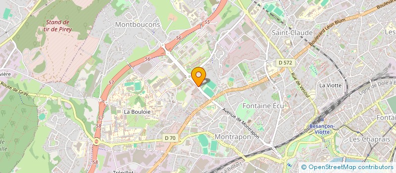 localisation de l'entreprise MADAME NOELIE FRANEL à BESANCON