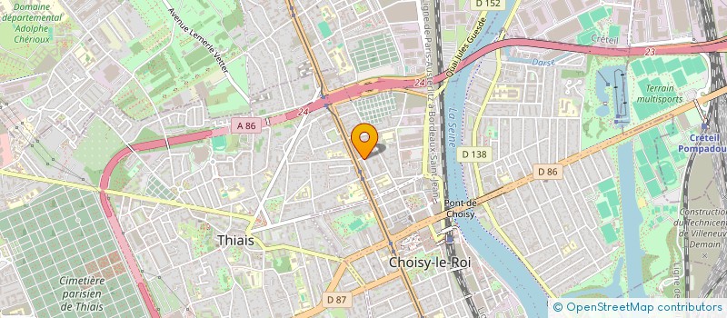 localisation de l'entreprise MADAME NOELIE HERNANDEZ  CHOISY-LE-ROI