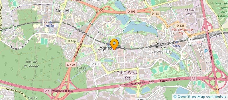 localisation de l'entreprise MADAME NOELIE MORERO à LOGNES
