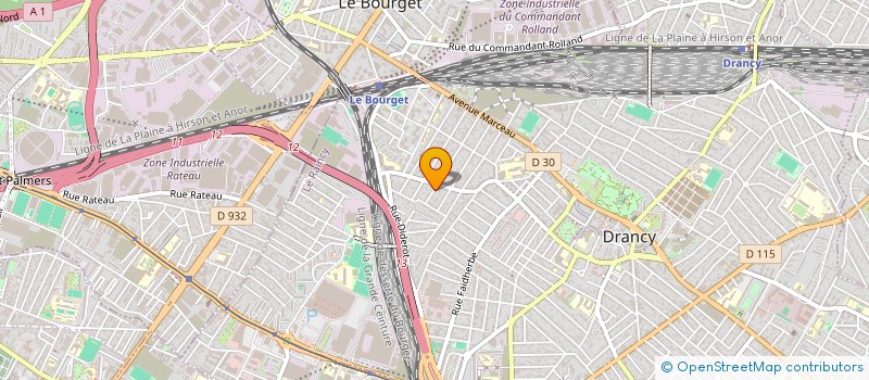 localisation de l'entreprise MADAME NOELIE NDIAYE  DRANCY