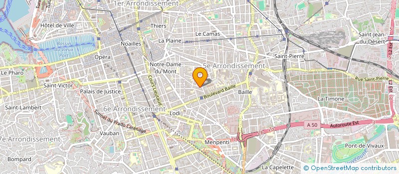 localisation de l'entreprise MADAME NOELIE POURE à MARSEILLE