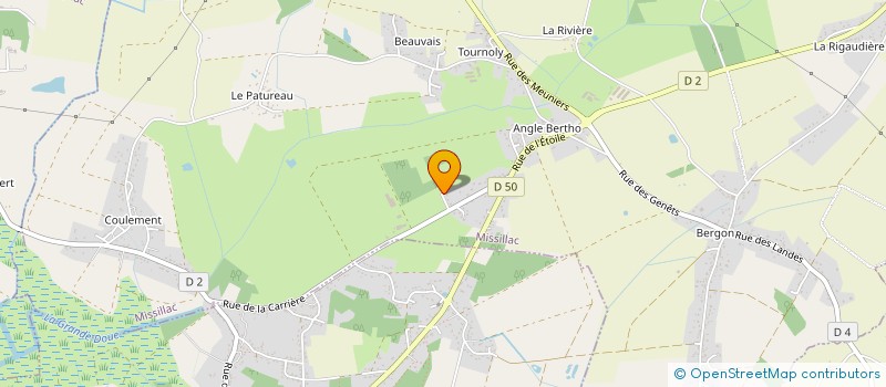 localisation de l'entreprise MADAME NOELIE VALE  MISSILLAC