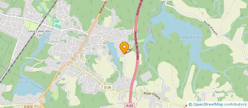 localisation de l'entreprise MADAME NOELINE COUMES  ONDRES