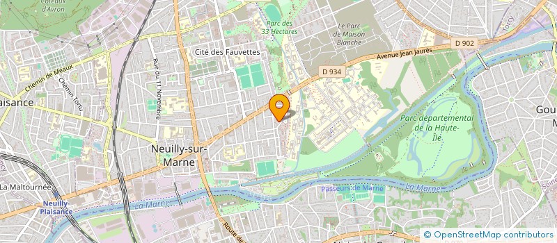 localisation de l'entreprise MADAME NOELINE GENET à NEUILLY-SUR-MARNE