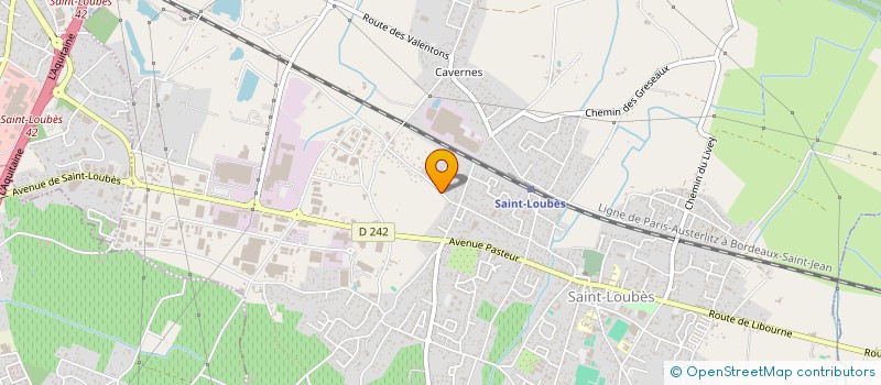 localisation de l'entreprise MADAME NOELINE PAILLE  SAINT-LOUBES