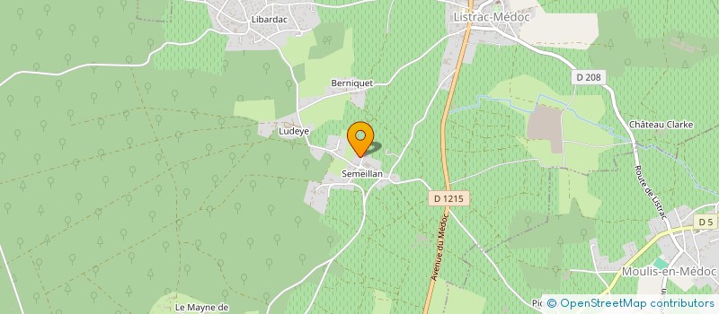 localisation de l'entreprise MADAME NOELINE PHILIPPE  LISTRAC-MEDOC