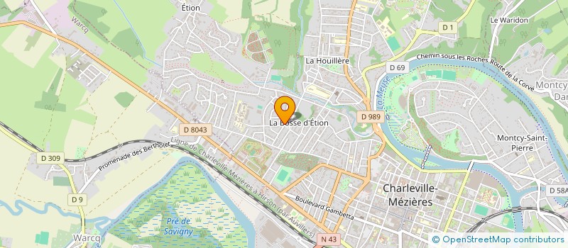 localisation de l'entreprise MADAME NOELINE REVOY  CHARLEVILLE-MEZIERES