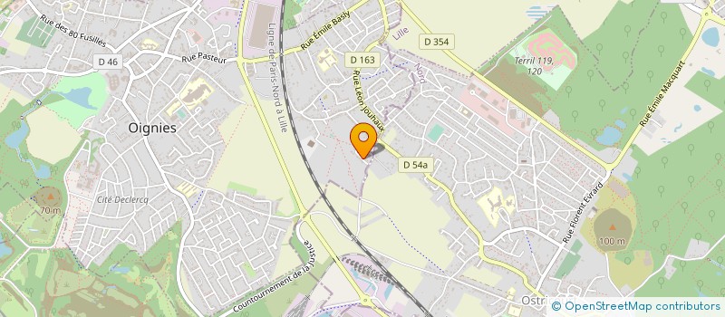 localisation de l'entreprise MADAME NOELINE ROMMELAERE  OIGNIES