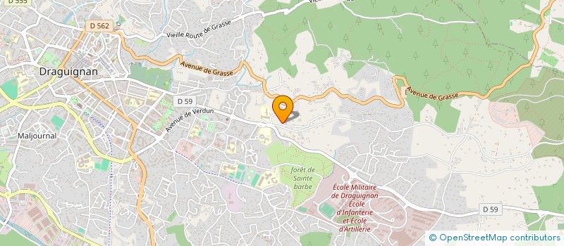 localisation de l'entreprise MADAME NOELINE SAINDOU  DRAGUIGNAN