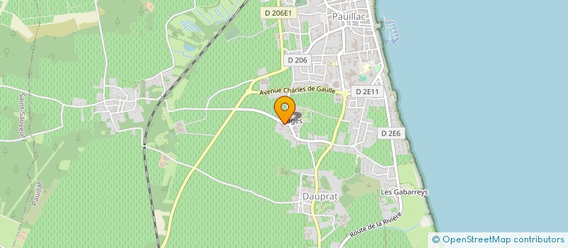 localisation de l'entreprise MADAME NOELLA BANOS  PAUILLAC