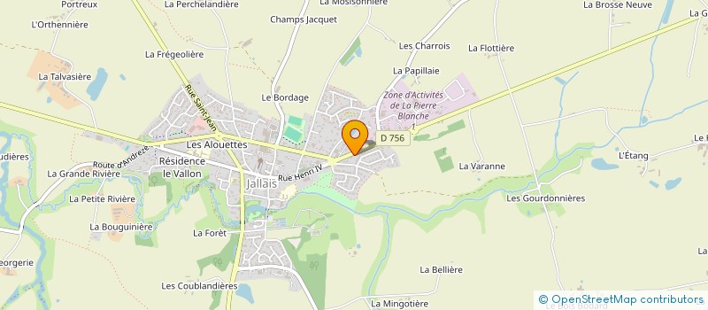 localisation de l'entreprise MADAME NOELLA CHENE  BEAUPREAU-EN-MAUGES