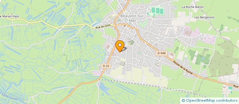 localisation de l'entreprise MADAME NOELLA FIOLLEAU  BEAUVOIR-SUR-MER