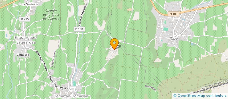 localisation de l'entreprise MADAME NOELLA LECUYER  DOMAZAN