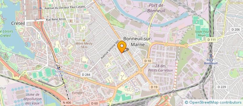 localisation de l'entreprise MADAME NOELLA MAKUENDA NZINGA  BONNEUIL-SUR-MARNE