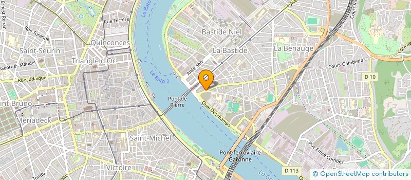 localisation de l'entreprise MADAME NOELLA MARIONNEAU  BORDEAUX