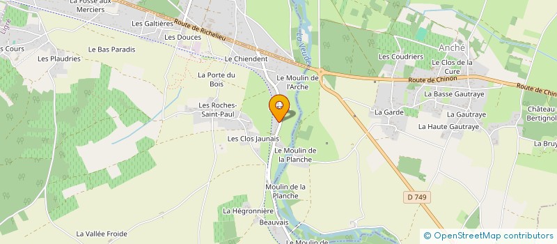 localisation de l'entreprise MADAME NOELLA MORISSEAU  LIGRE