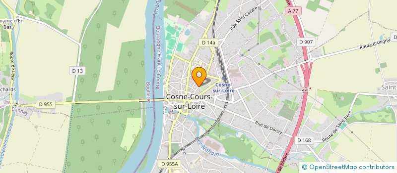 localisation de l'entreprise MADAME NOELLA RASLE à COSNE-COURS-SUR-LOIRE