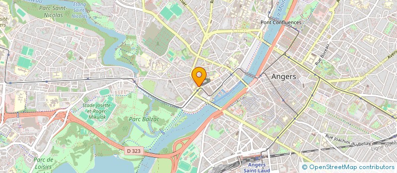 localisation de l'entreprise MADAME NOELLA SOREAU à ANGERS