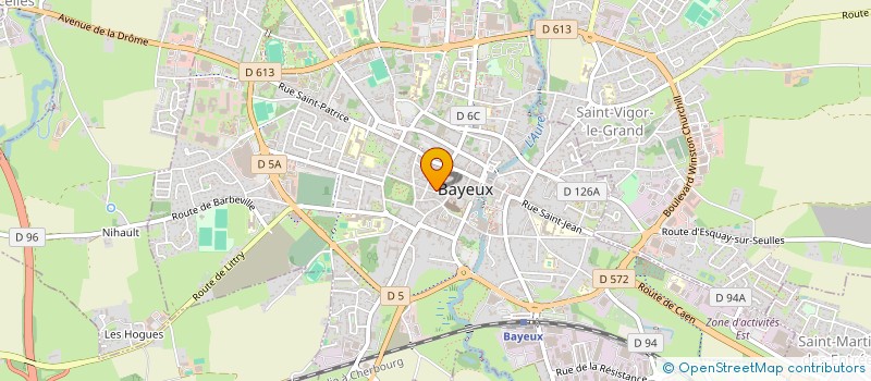 localisation de l'entreprise MADAME NOELLA SURMONT  BAYEUX