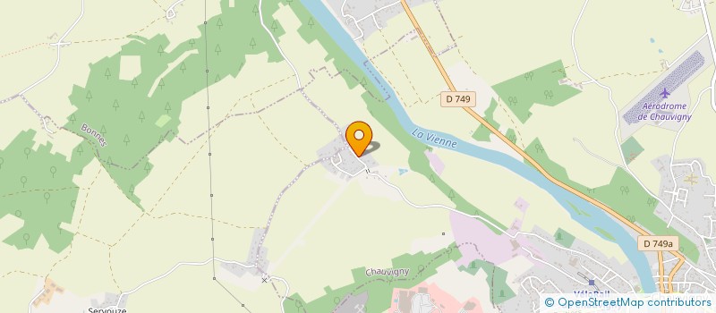 localisation de l'entreprise MADAME NOELLA THOMAS à CHAUVIGNY