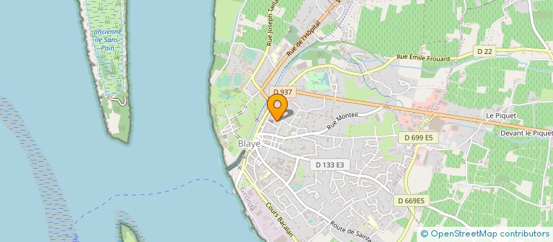 localisation de l'entreprise MADAME NOELLE AGATHE à BLAYE