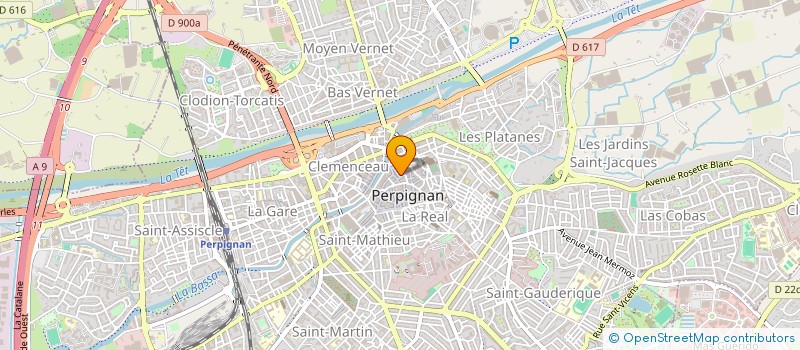 localisation de l'entreprise MADAME NOELLE ALBUS à PERPIGNAN