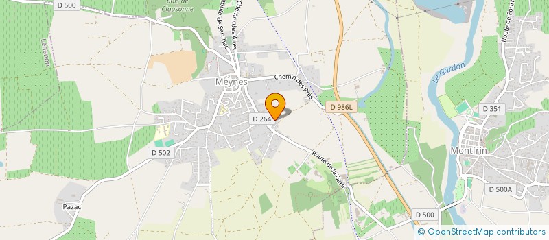 localisation de l'entreprise MADAME NOELLE ALLIOU  MEYNES