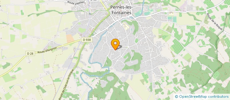 localisation de l'entreprise MADAME NOELLE AUBRY  PERNES-LES-FONTAINES