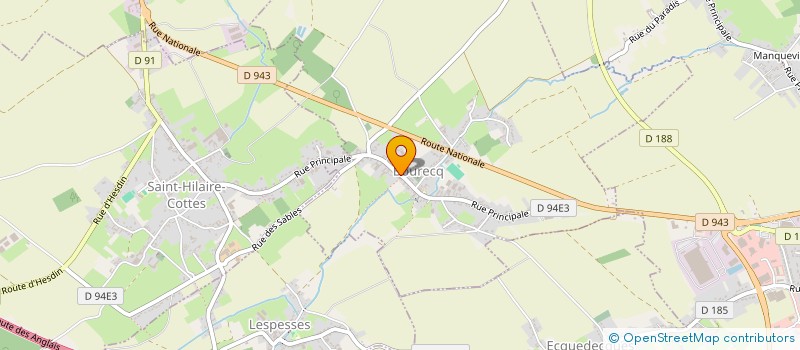 localisation de l'entreprise MADAME NOELLE BARBIER  ECQUEDECQUES