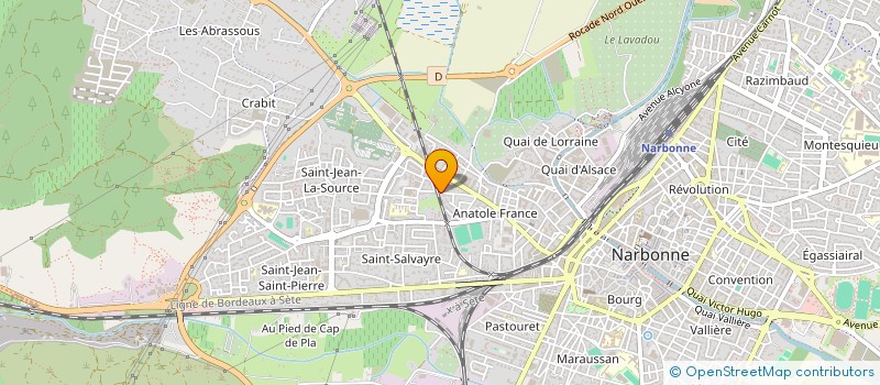 localisation de l'entreprise MADAME NOELLE BAYLET à NARBONNE