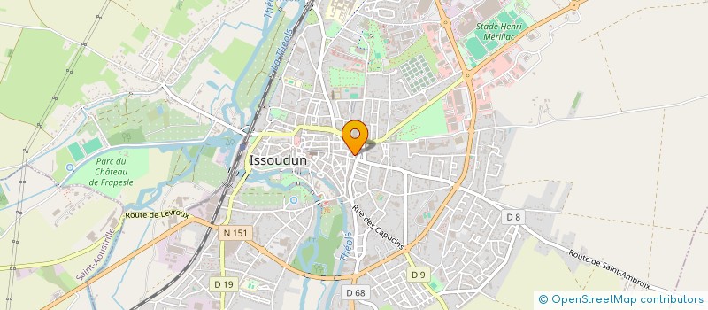 localisation de l'entreprise MADAME NOELLE BERNARD à ISSOUDUN
