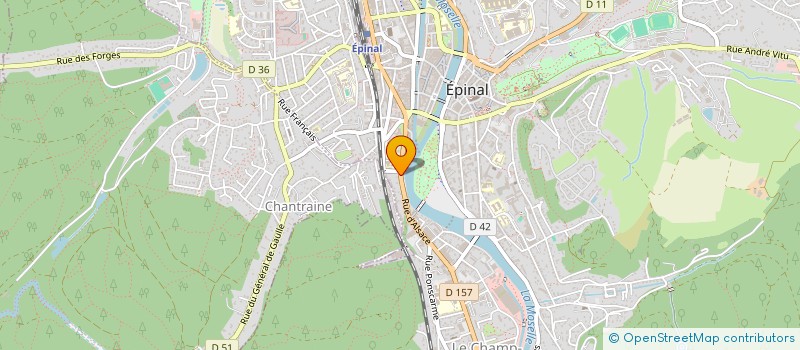 localisation de l'entreprise MADAME NOELLE BERTRAND à EPINAL