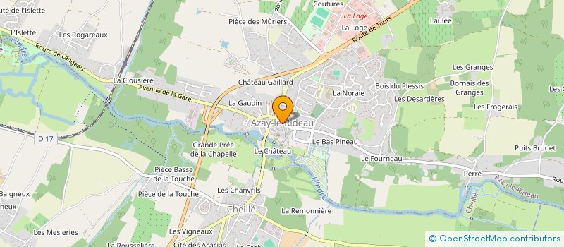 localisation de l'entreprise MADAME NOELLE BLAIN à AZAY-LE-RIDEAU