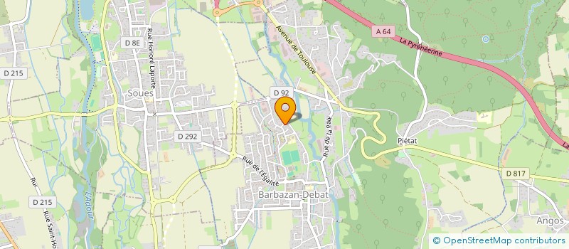 localisation de l'entreprise MADAME NOELLE BORAU  BARBAZAN DEBAT