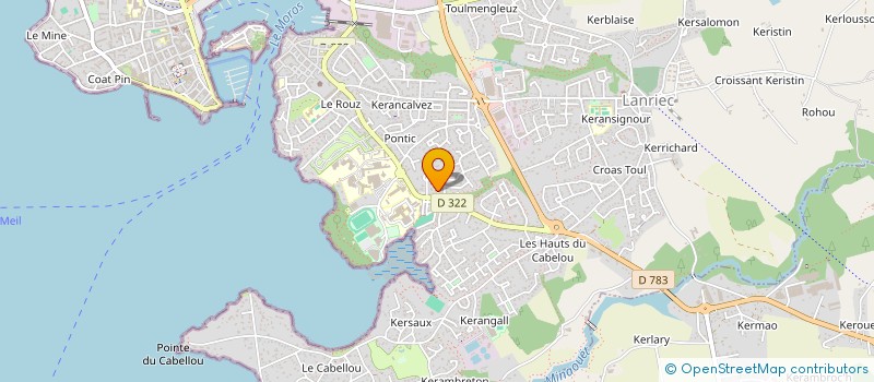 localisation de l'entreprise MADAME NOELLE BOURBIGOT à CONCARNEAU