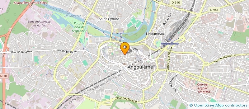 localisation de l'entreprise MADAME NOELLE BRAUN à ANGOULEME