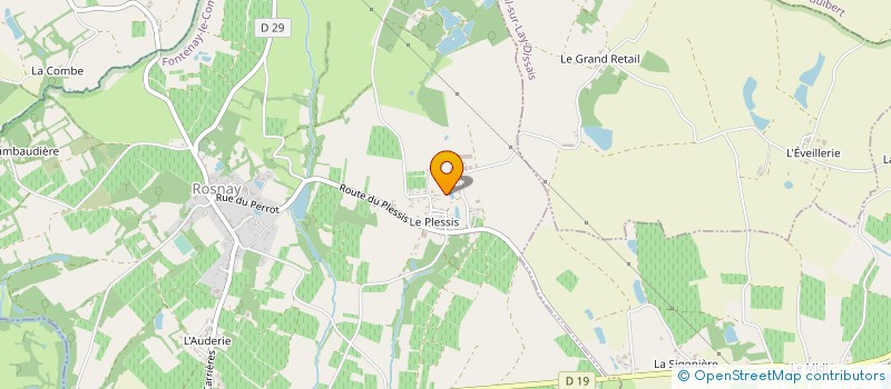 localisation de l'entreprise MADAME NOELLE BRETEAU à ROSNAY