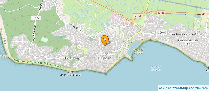 localisation de l'entreprise MADAME NOELLE BRUNEL à LA TRANCHE-SUR-MER