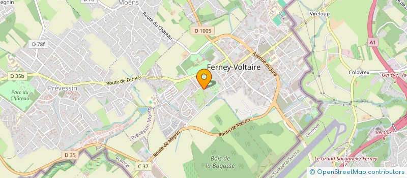 localisation de l'entreprise MADAME NOELLE CARRON à FERNEY-VOLTAIRE