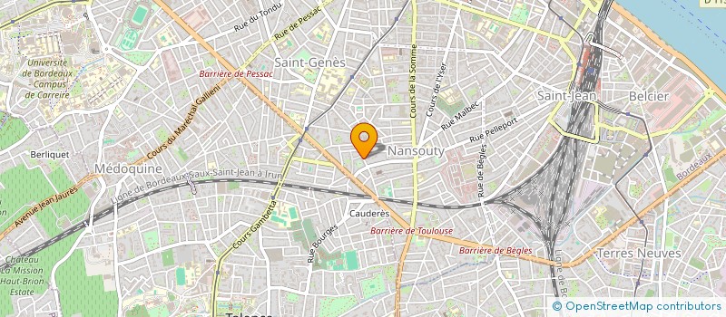 localisation de l'entreprise MADAME NOELLE CLAUSTRE  BORDEAUX