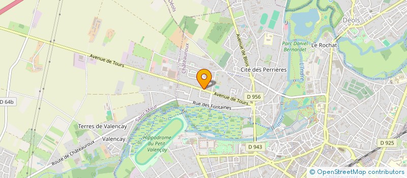 localisation de l'entreprise MADAME NOELLE COURTAUD à CHATEAUROUX