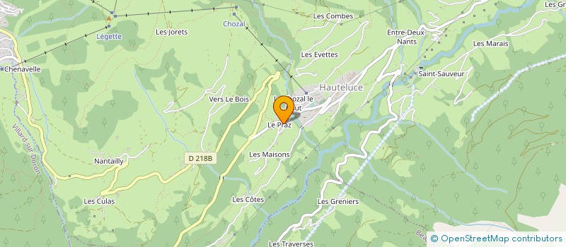 localisation de l'entreprise MADAME NOELLE CUVEX-MICHOLIN à HAUTELUCE