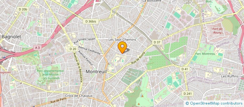 localisation de l'entreprise MADAME NOELLE D'ABOVILLE à MONTREUIL