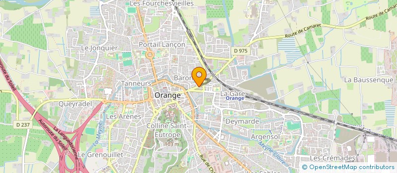 localisation de l'entreprise MADAME NOELLE DE REDON à ORANGE