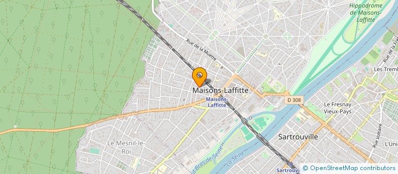 localisation de l'entreprise MADAME NOELLE DELBECQ à MAISONS-LAFFITTE