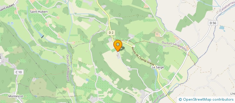 localisation de l'entreprise MADAME NOELLE DELPEYROU  SAINTE-JULIETTE