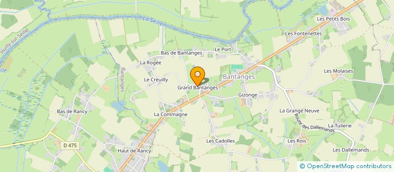 localisation de l'entreprise MADAME NOELLE DERUDET  BANTANGES