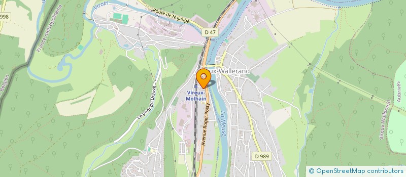 localisation de l'entreprise MADAME NOELLE DEVOUGE  VIREUX-MOLHAIN