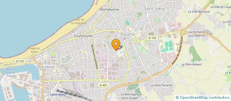 localisation de l'entreprise MADAME NOELLE DOUBLET  SAINT-MALO