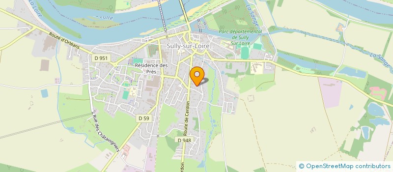 localisation de l'entreprise MADAME NOELLE DRAMARD à SULLY-SUR-LOIRE